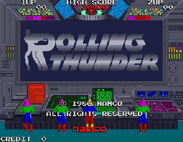 Rolling Thunder (new version) screen shot title